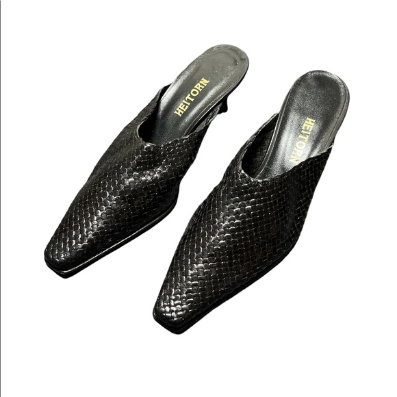 Plumers Menorca Shoes - Plumers Menorca Woven Leather Mule size 39